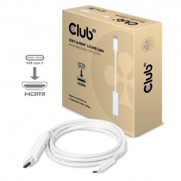 CLUB3D USB C to HDMI™ 2.0 UHD Cable Active 1.8 M. 5.9 Ft.