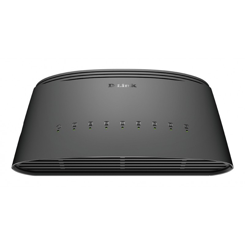 D-Link DGS-1008D E switch di rete Non gestito Gigabit Ethernet (10 100 1000) Nero