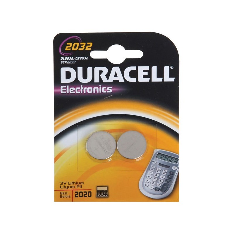 Duracell DL2032B2 batteria per uso domestico Batteria monouso Litio