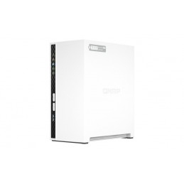 QNAP TS-233 server NAS e di archiviazione Mini Tower Collegamento ethernet LAN Bianco Cortex-A55
