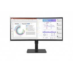 LG 34BQ77QC-B Monitor PC 86,4 cm (34") 3440 x 1440 Pixel UltraWide Dual Quad HD LCD Nero