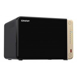 QNAP TS-664 NAS Tower Collegamento ethernet LAN Nero N5095