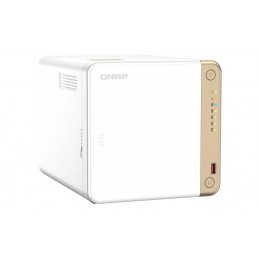 QNAP TS-462-4G server NAS e di archiviazione Tower Collegamento ethernet LAN Bianco N4505