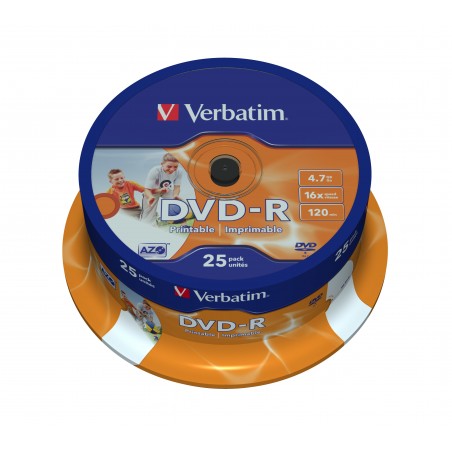 Verbatim 43538 DVD vergine 4,7 GB DVD-R 25 pz