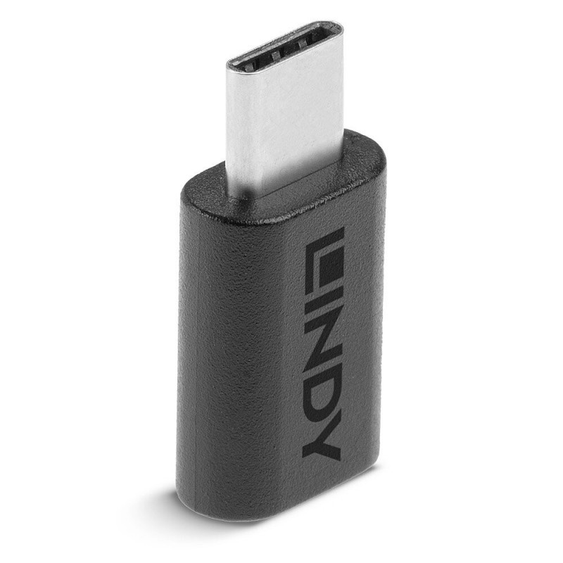Lindy 41896 adattatore per inversione del genere dei cavi USB-C Micro-B Nero Lindy 41896 adattatore per inversione del genere dei cavi USB-C Micro-B Nero