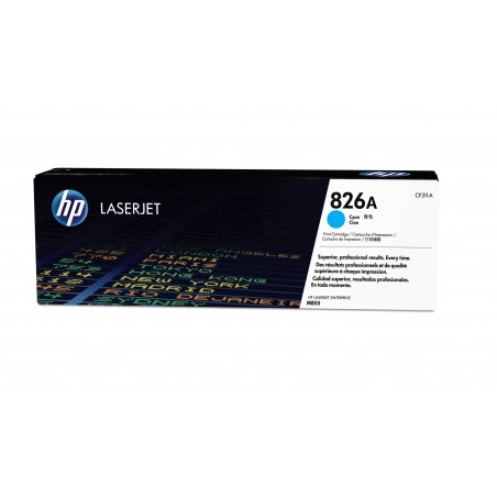 HP Cartuccia Toner originale ciano LaserJet 826A