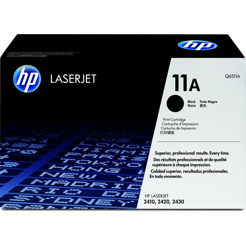 HP 11A Black Original LaserJet Toner Cartridge cartuccia toner 1 pz Originale Nero HP 11A Black Original LaserJet Toner Cartridge cartuccia toner 1 pz Originale Nero