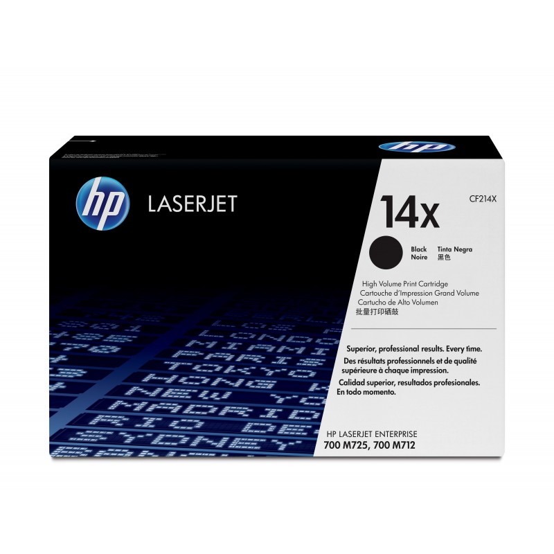 HP Cartuccia Toner originale nero ad alta capacità LaserJet 14X HP Cartuccia Toner originale nero ad alta capacità LaserJet 14X
