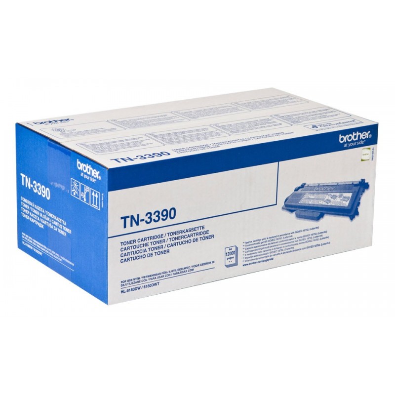 Brother TN-3390 cartuccia toner 1 pz Originale Nero Brother TN-3390 cartuccia toner 1 pz Originale Nero