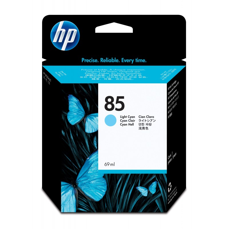 HP Cartuccia inchiostro ciano chiaro 85, 69 ml HP Cartuccia inchiostro ciano chiaro 85, 69 ml