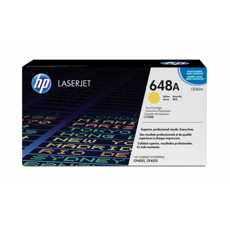 HP Cartuccia Toner originale giallo LaserJet 648A HP Cartuccia Toner originale giallo LaserJet 648A