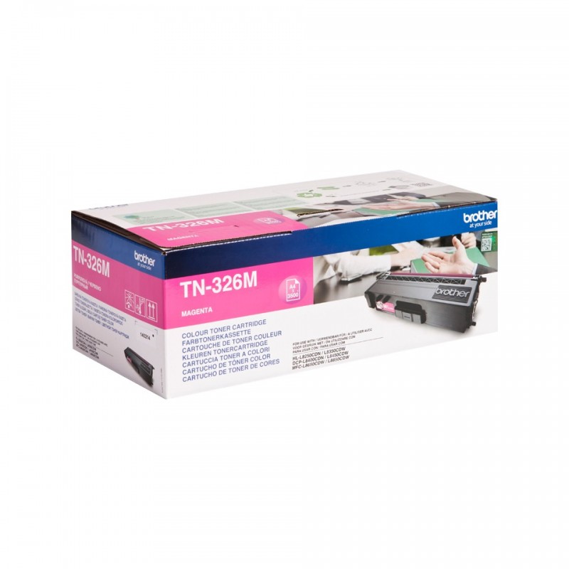 Brother TN-326M cartuccia toner 1 pz Originale Magenta Brother TN-326M cartuccia toner 1 pz Originale Magenta