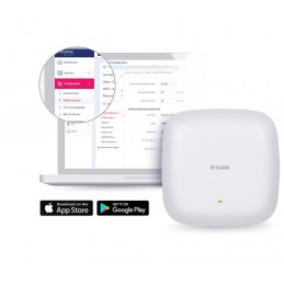 D-Link DAP-X2850 punto accesso WLAN 3600 Mbit s Bianco Supporto Power over Ethernet (PoE)