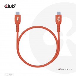 CLUB3D CAC-1511 cavo USB 1 m USB 2.0 USB C Arancione