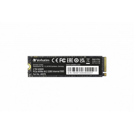 Verbatim Vi3000 PCIe NVMe M.2 SSD 2TB PCI Express 3.0
