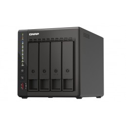 QNAP TS-453E NAS Tower Collegamento ethernet LAN Nero J6412