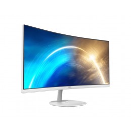 MSI Pro MP341CQW Monitor PC 86,4 cm (34") 3440 x 1440 Pixel UltraWide Quad HD Bianco