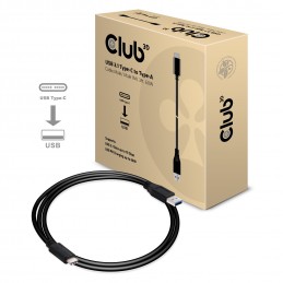 CLUB3D USB 3.1 Type-C to Type-A Cable 10Gbps PD 60W M M 1m 3.28ft