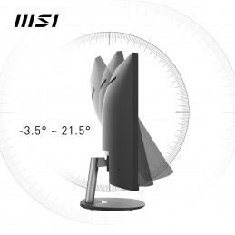 MSI Pro MP341CQ Monitor PC 86,4 cm (34") 3440 x 1440 Pixel UltraWide Quad HD Nero