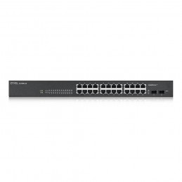 Zyxel GS-1900-24 v2 Gestito L2 Gigabit Ethernet (10 100 1000) 1U Nero