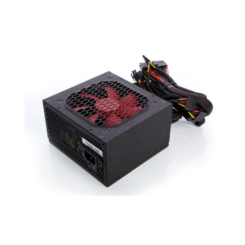 itek DESERT 550 alimentatore per computer 550 W 20+4 pin ATX ATX Nero, Rosso