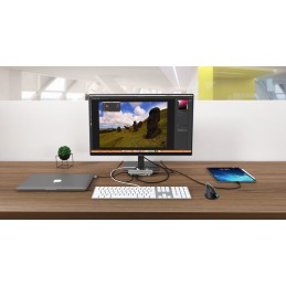 i-tec Metal USB-C Nano Dock HDMI VGA with LAN + Power Delivery 100 W