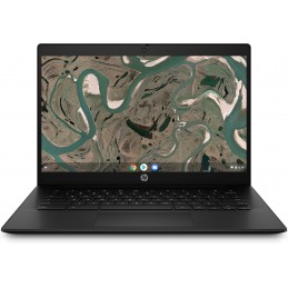 HP Chromebook 14 G7 35,6 cm (14") HD Intel® Celeron® N4500 4 GB LPDDR4x-SDRAM 64 GB eMMC Wi-Fi 6 (802.11ax) ChromeOS Nero