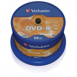 Verbatim DVD-R Matt Silver 4,7 GB 50 pz