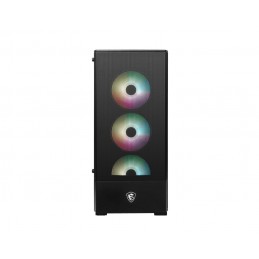 MSI MAG FORGE 112R computer case Midi Tower Nero, Trasparente