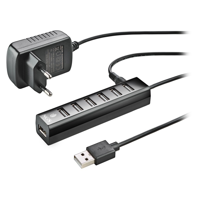 NGS IHUB7 TINY USB 2.0 480 Mbit s Nero NGS IHUB7 TINY USB 2.0 480 Mbit s Nero