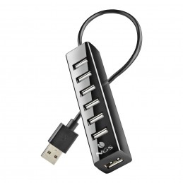 NGS IHUB7 TINY USB 2.0 480 Mbit s Nero