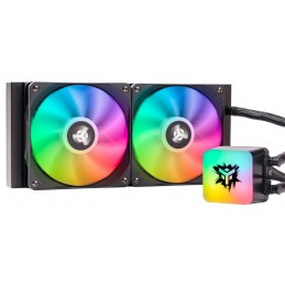 itek SKETLIQ 240 ARGB Processore Liquid cooling kit 12 cm Nero