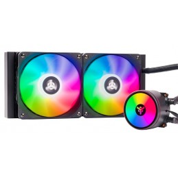 itek EVOLIQ 240 V2 ARGB Processore Liquid cooling kit 12 cm Nero