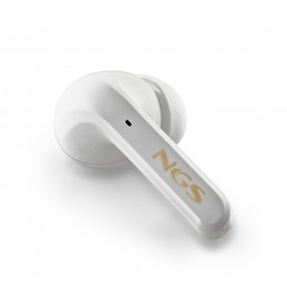 NGS ARTICA TROPHY Cuffie Wireless In-ear Musica e Chiamate USB tipo-C Bluetooth Oro, Bianco
