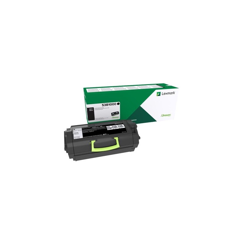 Lexmark 53B2000 cartuccia toner 1 pz Originale Nero Lexmark 53B2000 cartuccia toner 1 pz Originale Nero