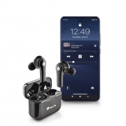 NGS ARTICA BLOOM Auricolare Wireless In-ear Musica e Chiamate USB tipo-C Bluetooth Nero