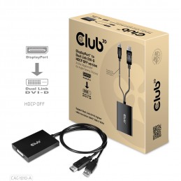 CLUB3D CAC-1010-A cavo e adattatore video 0,6 m DisplayPort DVI-D + USB