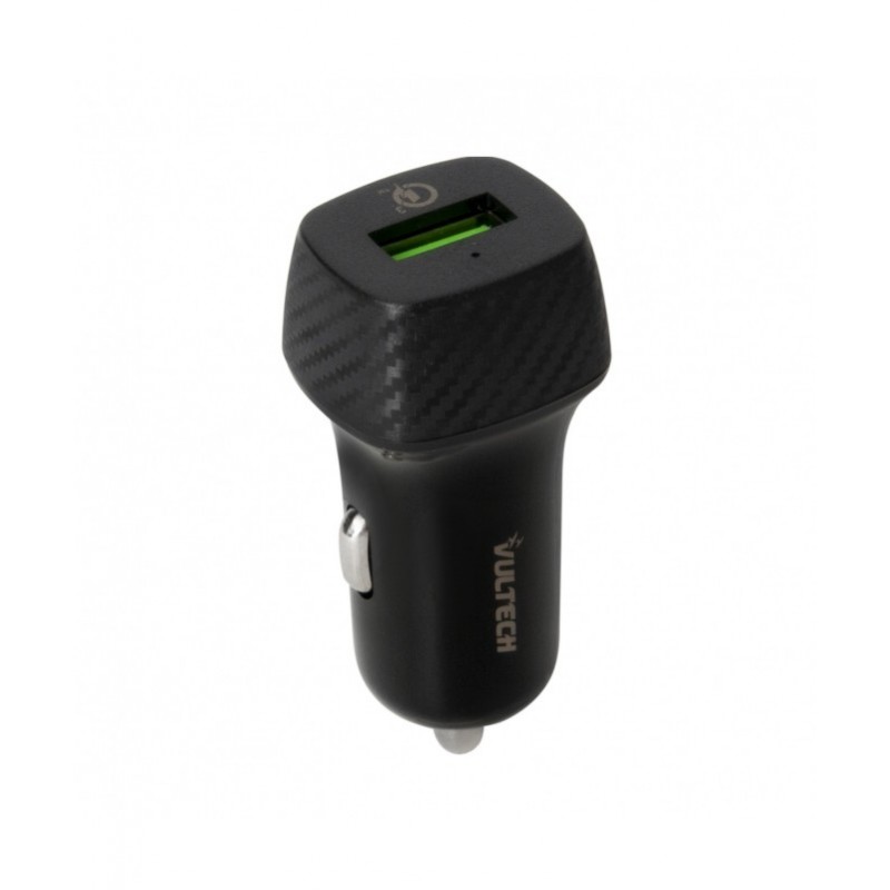 Vultech Caricatore da auto Uscita USB Quick Charge 3.0 18W Vultech Caricatore da auto Uscita USB Quick Charge 3.0 18W