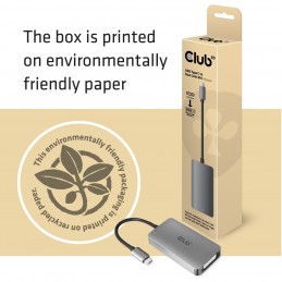 CLUB3D cac-1510 USB C DVI-D Dual link Grigio