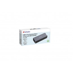 Verbatim CDS-15SSD Cablato USB 3.2 Gen 1 (3.1 Gen 1) Type-C Nero, Grigio