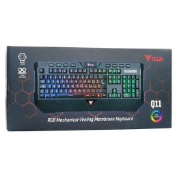 itek Q11 tastiera USB Italiano Nero