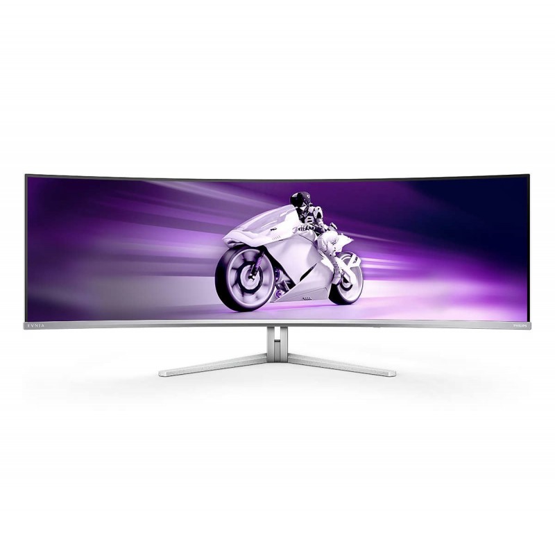 Philips Evnia 8000 49M2C8900L 00 Monitor PC 124,2 cm (48.9") 5120 x 1440 Pixel Dual QHD QDOLED Bianco