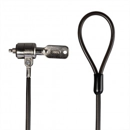 Lindy 21150 cavo di sicurezza Nero 2 m