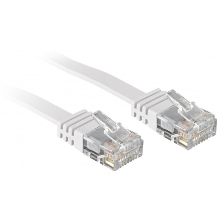 Lindy 1m Cat.6 cavo di rete Bianco Cat6