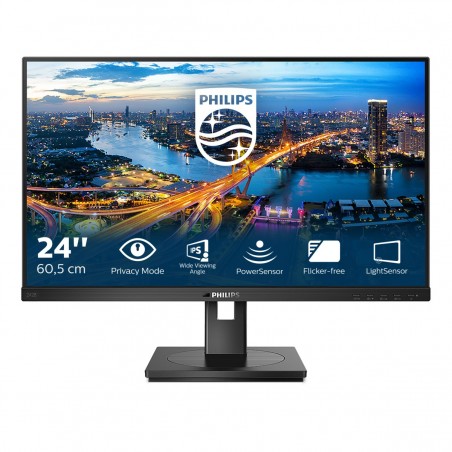 Philips B Line 242B1V 00 LED display 60,5 cm (23.8") 1920 x 1080 Pixel Full HD Nero