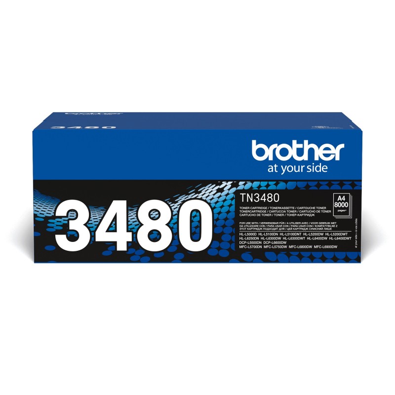 Brother TN-3480 cartuccia toner 1 pz Originale Nero Brother TN-3480 cartuccia toner 1 pz Originale Nero