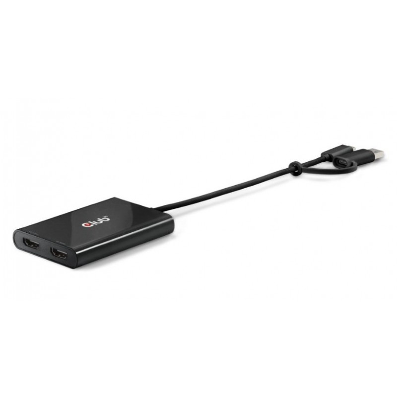 CLUB3D CSV-1475 ripartitore video USB tipo-C 2x HDMI CLUB3D CSV-1475 ripartitore video USB tipo-C 2x HDMI