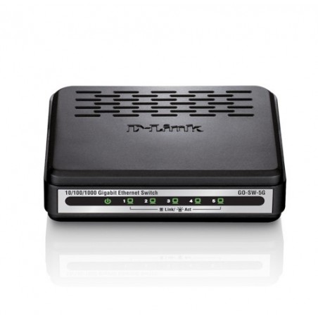 D-Link GO-SW-5G switch di rete Non gestito Nero