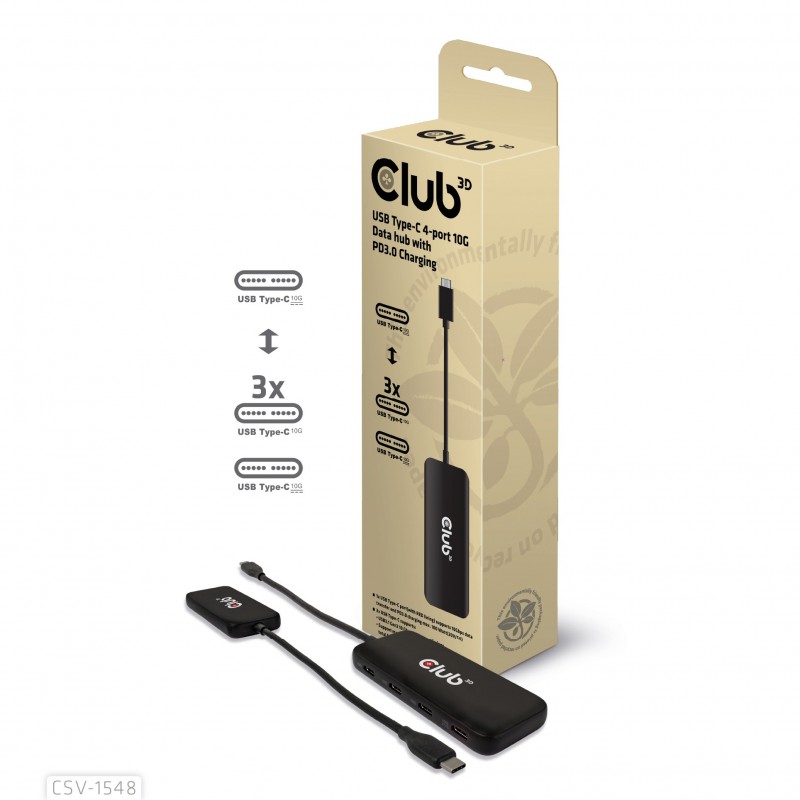 CLUB3D CSV-1548 hub di interfaccia CLUB3D CSV-1548 hub di interfaccia