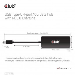 CLUB3D CSV-1548 hub di interfaccia